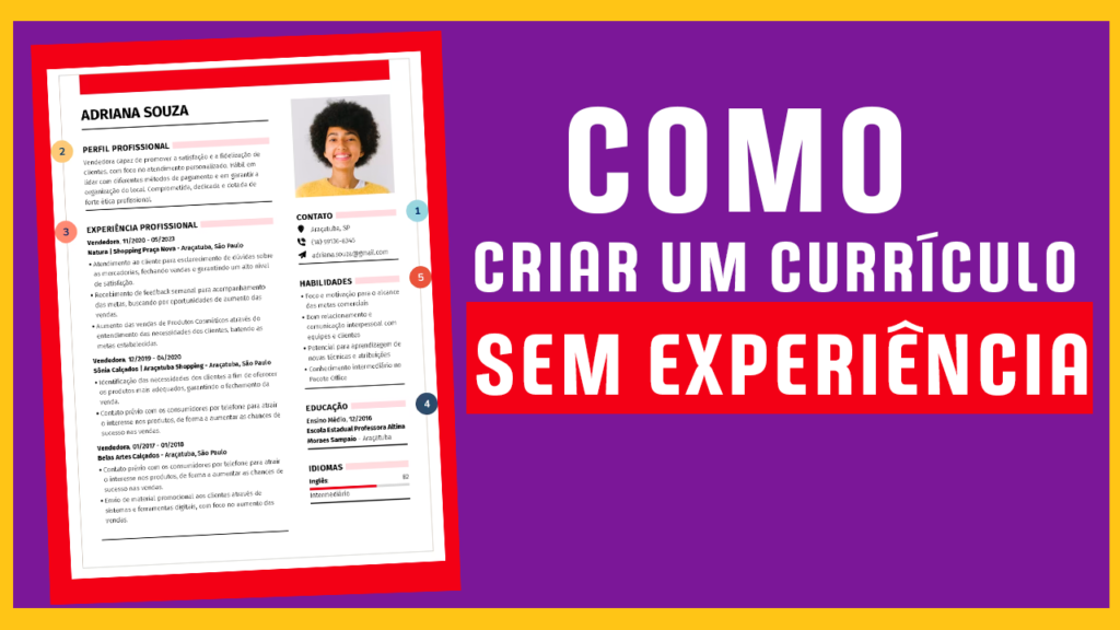 Currículo de Impacto Sem Experiência